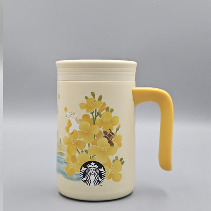 [K-Starbucks] Jeji Island Special Edition Flower Tumbler - 스타벅스 제주 유채꽃 스페셜 에디션 유채꽃 주리 텀블러 503ml
