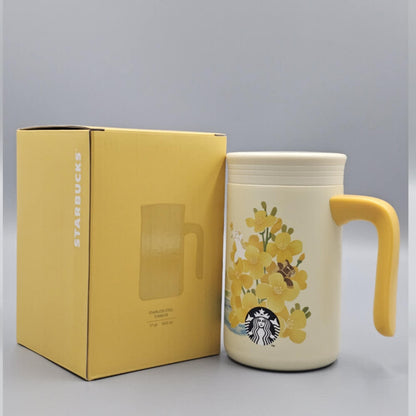 [K-Starbucks] Jeji Island Special Edition Flower Tumbler - 스타벅스 제주 유채꽃 스페셜 에디션 유채꽃 주리 텀블러 503ml