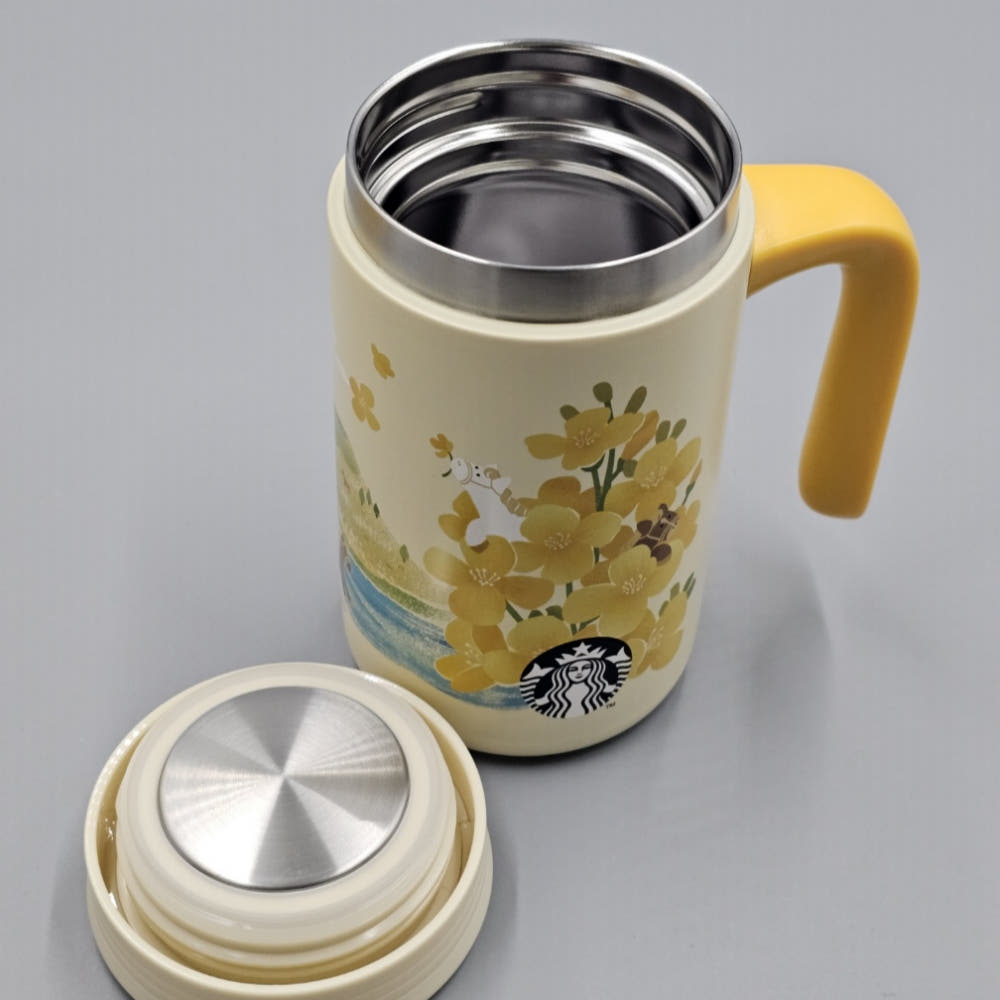 [K-Starbucks] Jeji Island Special Edition Flower Tumbler - 스타벅스 제주 유채꽃 스페셜 에디션 유채꽃 주리 텀블러 503ml