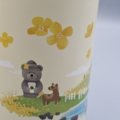 [K-Starbucks] Jeji Island Special Edition Flower Tumbler - 스타벅스 제주 유채꽃 스페셜 에디션 유채꽃 주리 텀블러 503ml