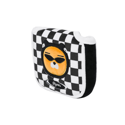 [KAKAO FRIENDS] Kakao Golf Ryan Checkerboard Mallet Putter Cover - 카카오 프렌즈 골프 라이언 체커보드 퍼터 커버(말렛)