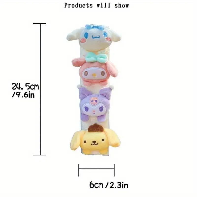 [Sanrio] 4 Characters Seatbelt Cover