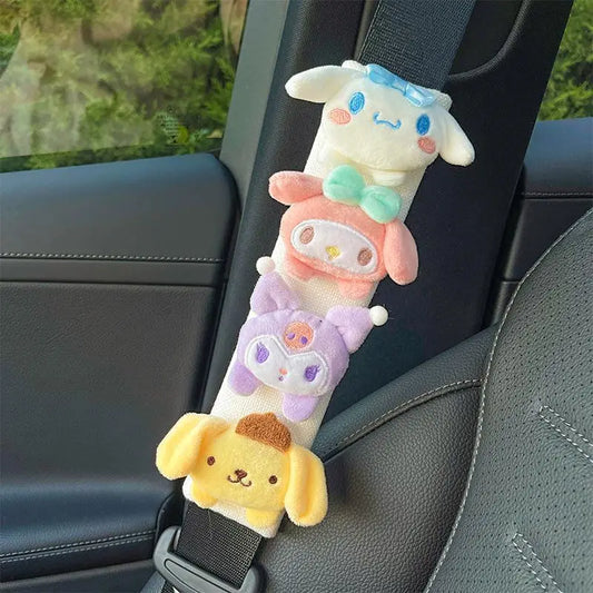 [Sanrio] 4 Characters Seatbelt Cover