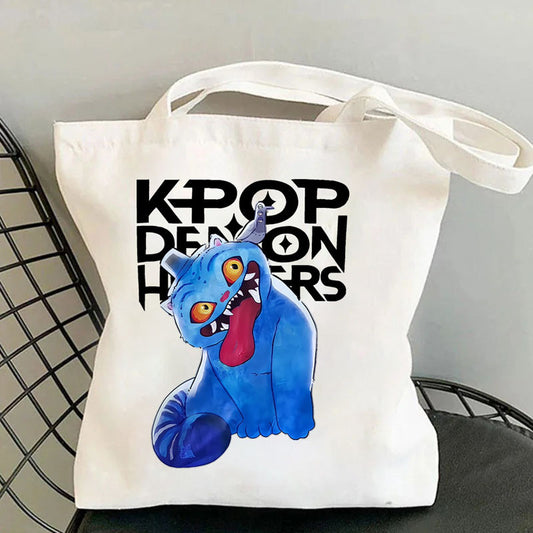 [KDH] Kpop Demon Hunters Ecobag (Scary Derpy) - 케이팝 데몬 헌터즈 에코백(무서운 호랑이)