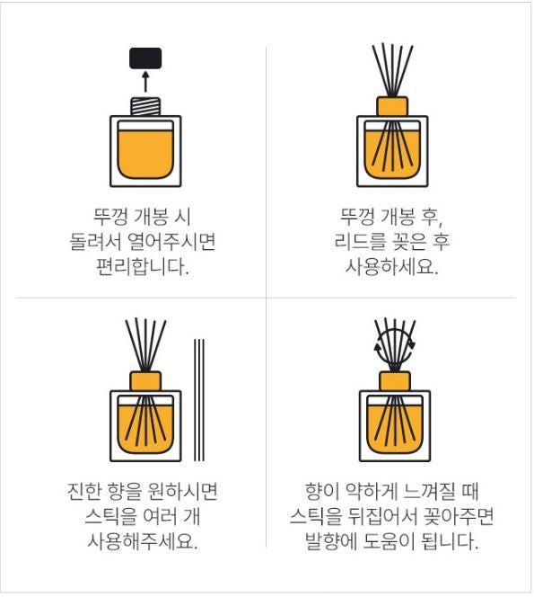 [A'roma] Home & Office Diffuser 200ml - 에이로마 가정 & 사무실 용 디퓨저 200ml