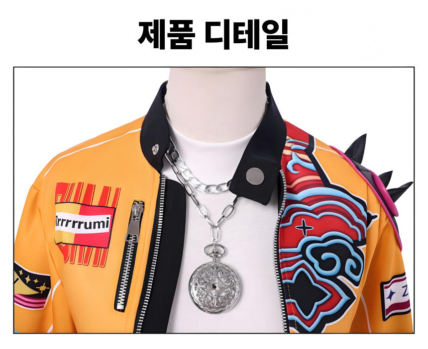 [KDH] Rumi Women’s Full Costume Set – Includes Jacket, Vest, Necklace, and Pants for Cosplay or Events - 루미 여성용 풀 코스튬 세트 - 코스프레 또는 이벤트용 재킷, 조끼, 목걸이, 바지 포함