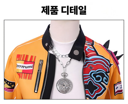 [KDH] Rumi Women’s Full Costume Set – Includes Jacket, Vest, Necklace, and Pants for Cosplay or Events - 루미 여성용 풀 코스튬 세트 - 코스프레 또는 이벤트용 재킷, 조끼, 목걸이, 바지 포함