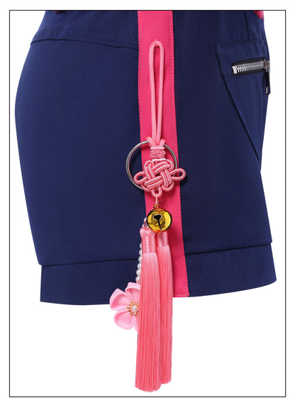 [KDH] Rumi Women’s Full Costume Set – Includes Jacket, Vest, Necklace, and Pants for Cosplay or Events - 루미 여성용 풀 코스튬 세트 - 코스프레 또는 이벤트용 재킷, 조끼, 목걸이, 바지 포함