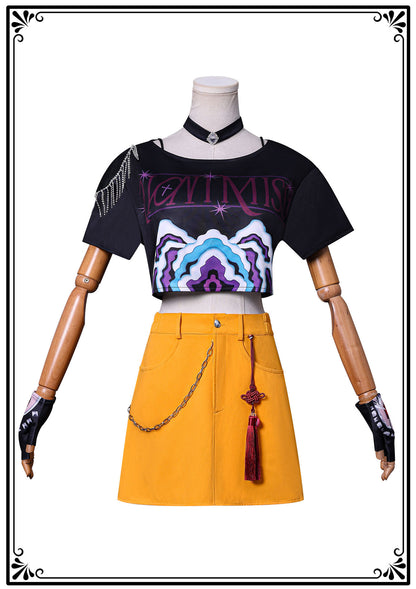 [KDH] Mira Women’s Full Costume Set – Includes Jacket, Vest, Necklace, and Pants for Cosplay or Events - 미라 여성용 풀 코스튬 세트 - 코스프레 또는 이벤트용 재킷, 조끼, 목걸이, 바지 포함