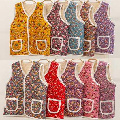 김장조끼, 레트로 패션, 할머니 패션, 랜덤칼라 배송 - Kimchi Kimjang Vest, Korean Retro Fasion Random Color