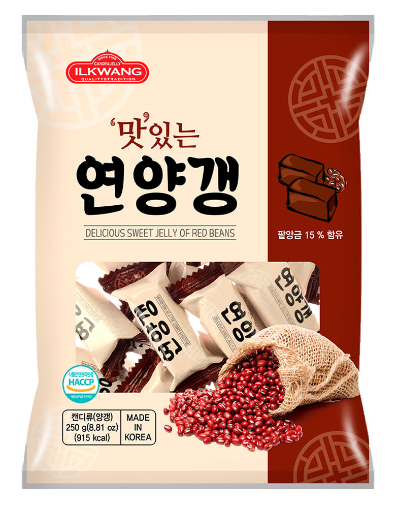 [IL KWANG] Sweet Red Bean Jelly 250g - 일광 맛있는 연양갱 250g