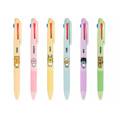 ◆kakao◆ KAKAO FRIENDS] 3 Color Ballpoint Pen - 삼색 볼펜 – KFRIENDSUSA