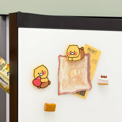 [KAKAO FRIENDS] PVC Character Magnet 4pc Set - PVC 냉장고 캐릭터 자석 4종 세트