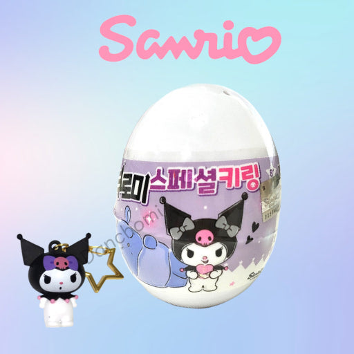 [Sanrio] Kuromi Random 3D Figure Keyring - 산리오 쿠로미 랜덤 입체 피규어 키링