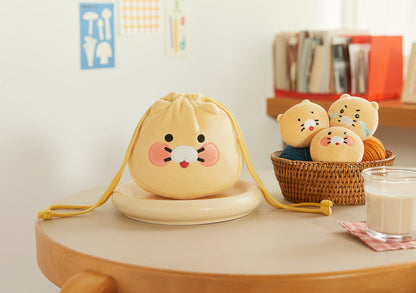 [KAKAO FRIENDS] Choonsik Face Lucky Pouch - 춘식이 페이스 복조리 파우치