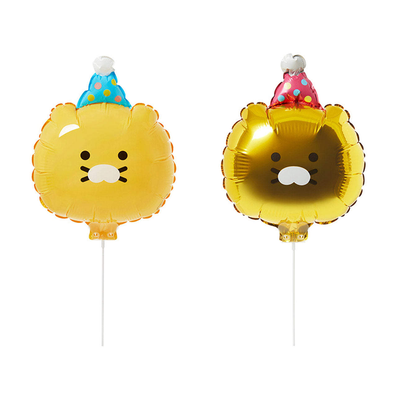 [KAKAO FRIENDS] Bling Party Cone Hat Face Balloon 2P Choonsik