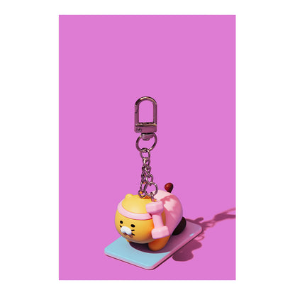 [KAKAO FRIENDS] Choonsik Sports Yoga Keyring - 춘식이 스포츠 요가 키링