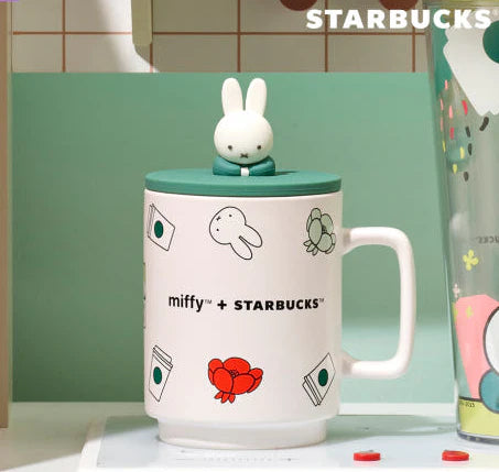 [STARBUCKS X MIFFY] 70th year Forever Miffy Figure Mug 355ml - 포에버 미피 피규어 머그컵 (355ml)