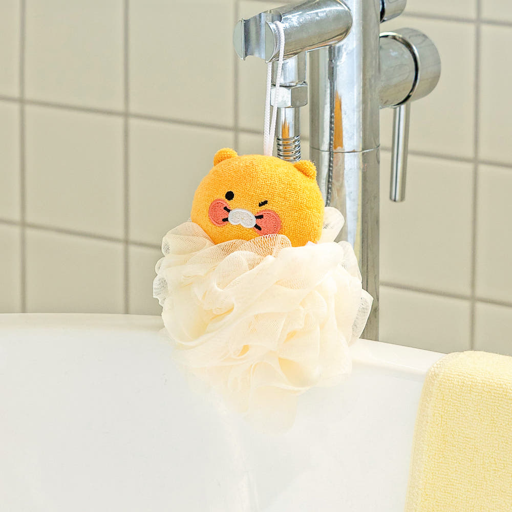 Kakao Friends: Choonsik Bubble Shower Scrub- 춘식이 거품목욕 샤워볼