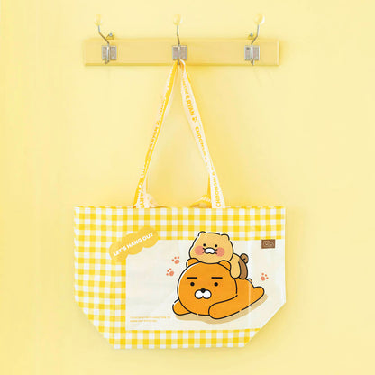 Kakao Friends: Choonsik Reusable Tarpaulin Bag - 춘식이 재사용 타포린 백