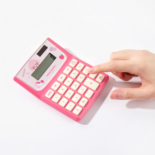 [KAKAO FRIENDS] Apeach Pink Electric Calculater- 어피치 핑크 전자 계산기