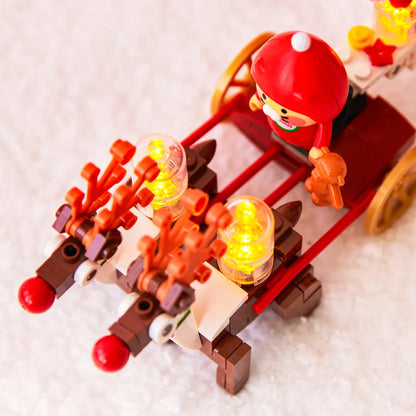 [KAKAO FRIENDS] Merry Choon Christmas Brick Figure Ryan & Choonsik - 메리춘크리스마스 라이언 춘식이 브릭 피규어 크리스마스 선물 블럭