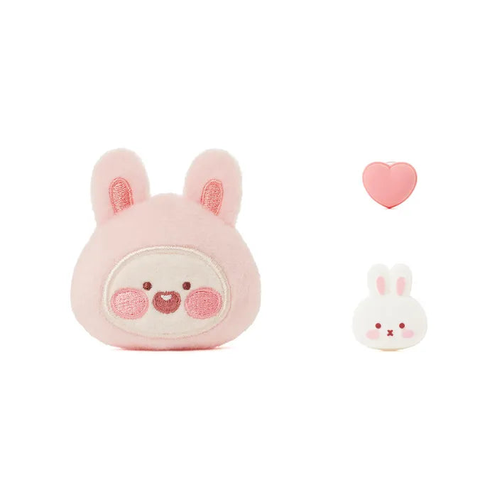 [KAKAO FRIENDS] Apeach Bunny Stuffy Charms, Jibbitz - 어피치 토끼 인형참, 지비츠