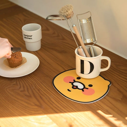 [KAKAO FRIENDS] PVC Choonsik Face Mouse Pad - PVC 춘식이 얼굴 마우스 패드