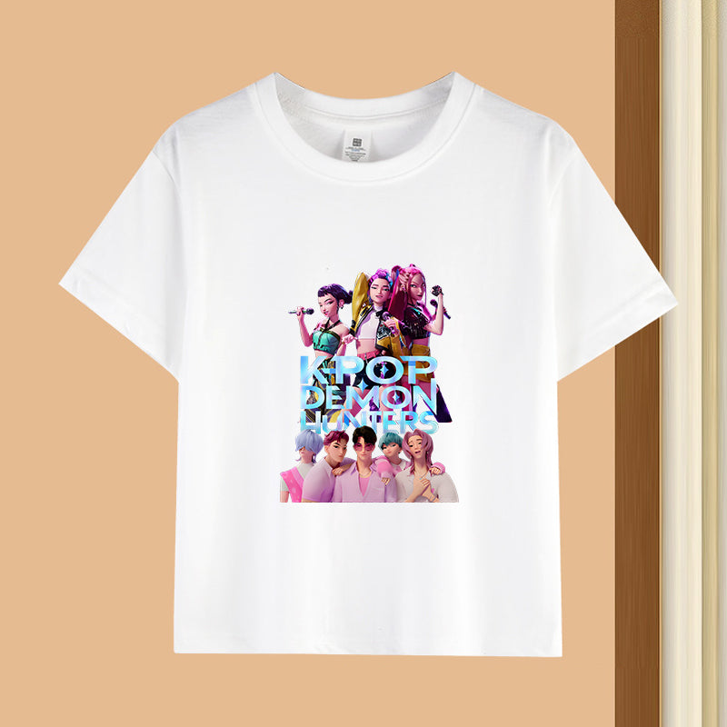 [KDH] Kpop Demon Hunters Kids T-Shirt (KDH)- 케이팝 데몬 헌터즈 유아용 티셔츠(KDH)