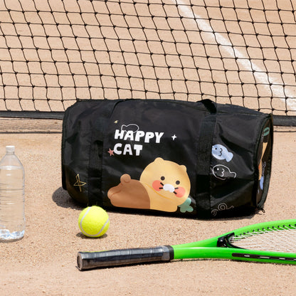 Kakao Friends: Choonsik Folding Duffle Bag Traveling Boston Bag - 춘식이 폴딩 더플백 여행용 접이식 보스턴백
