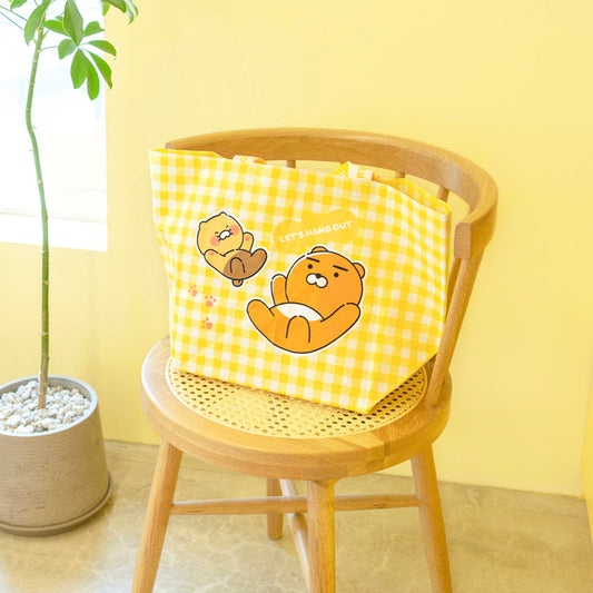 Kakao Friends: Choonsik Reusable Tarpaulin Bag - 춘식이 재사용 타포린 백