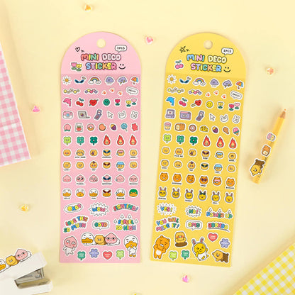 KAKAO FRIENDS: Say Cheese Waterproof Mini Decor Sticker 2pc Set  - 세이치즈 방수 미니 데코 스티코 2pc 세트