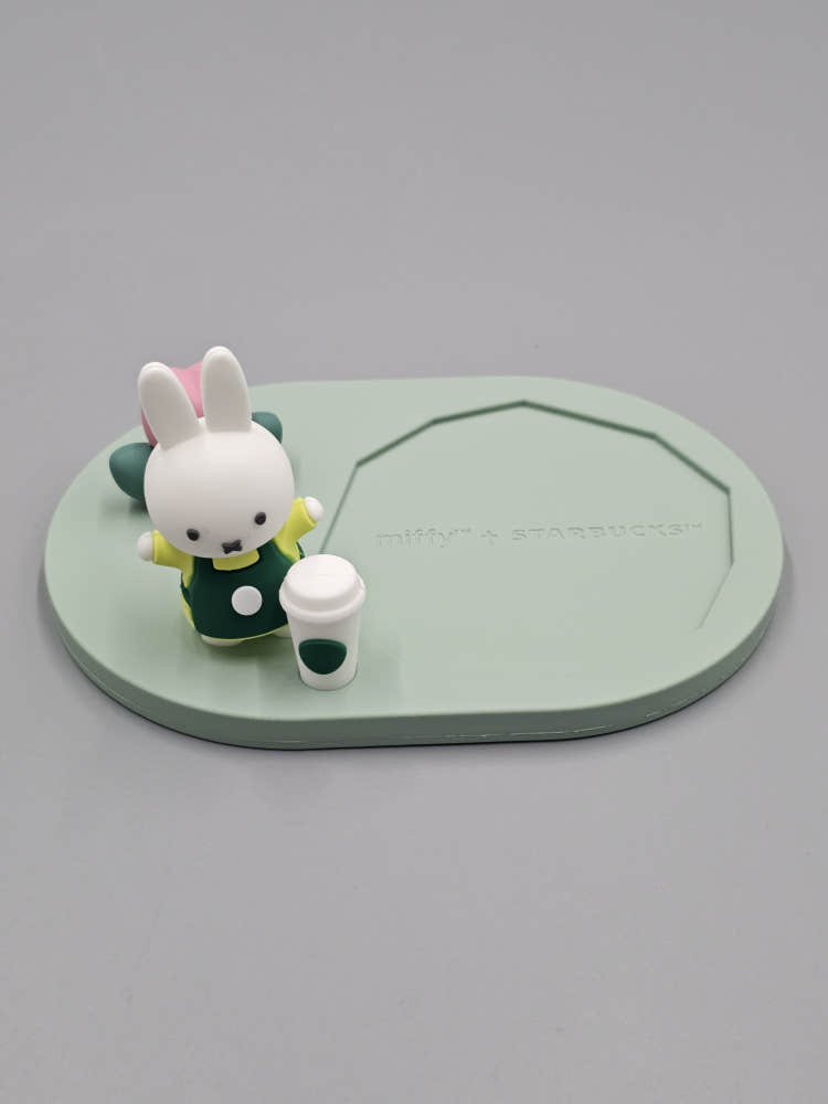 [STARBUCKS X MIFFY] 70th Year Forever Miffy Figure Coaster - 포에버 미피 피규어 코스터