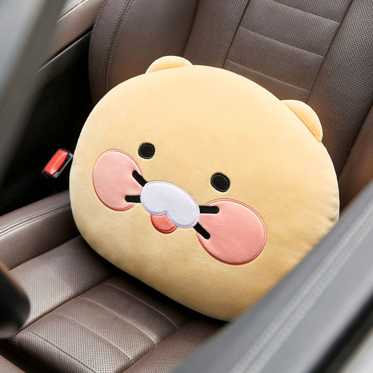 Kakao Friends: Car Seat Back Cushion Choonsik Face 춘식이 페이스 등쿠션