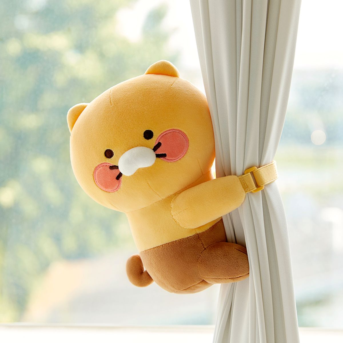 Kakao Friends: Curtain Plush Doll Choonsik 커튼 인형_춘식이