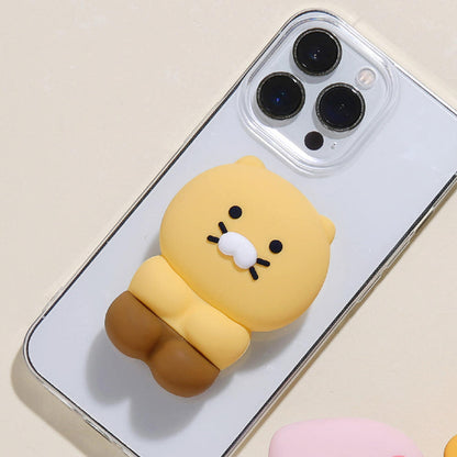 [KAKAO FRIENDS] Choonsik Large Griptok (Holder) - 춘식이 앉아 그립톡 (홀더)