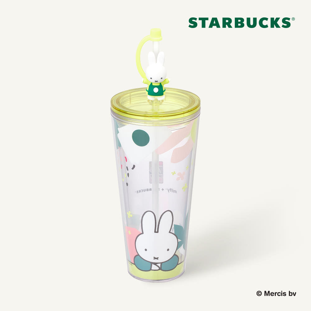 [STARBUCKS X MIFFY] 70th Year PL Forever Miffy Figure Cold Cup 591ml - 포에버 미피 콜드컵 (591ml)