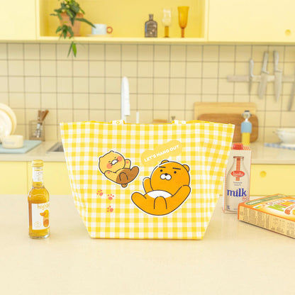 Kakao Friends: Choonsik Reusable Tarpaulin Bag - 춘식이 재사용 타포린 백