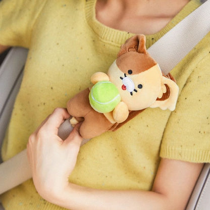 [KAKAO FRIENDS] Choonsik Puppy Seat Belt Cover - 춘식버스 개춘식 안전 벨트 커버