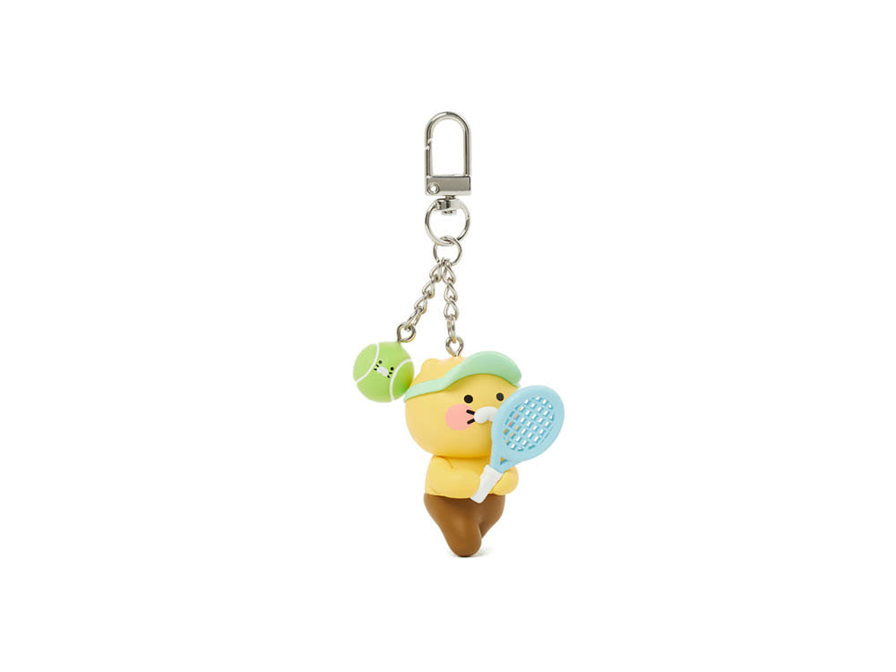 [KAKAO FRIENDS] Choonsik Sports Tennis Keyring - 춘식이 스포츠 테니스 키링