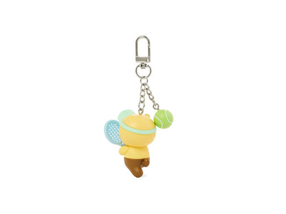 [KAKAO FRIENDS] Choonsik Sports Tennis Keyring - 춘식이 스포츠 테니스 키링