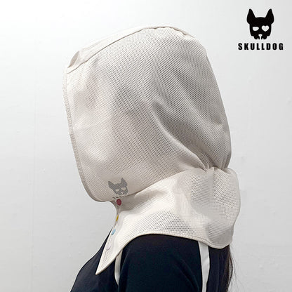 [Skulldog] UV Protection Hood Full Head Cover - 얼굴 햇빛가리개 자외선차단 마스크 모자 안면 페이스커버 후드형 골프 자전거 낚시 등산