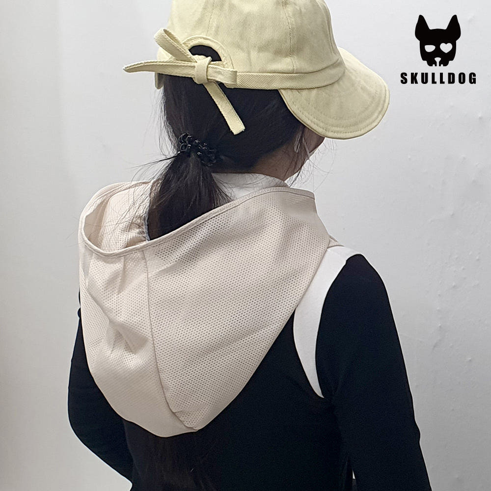 [Skulldog] UV Protection Hood Full Head Cover - 얼굴 햇빛가리개 자외선차단 마스크 모자 안면 페이스커버 후드형 골프 자전거 낚시 등산