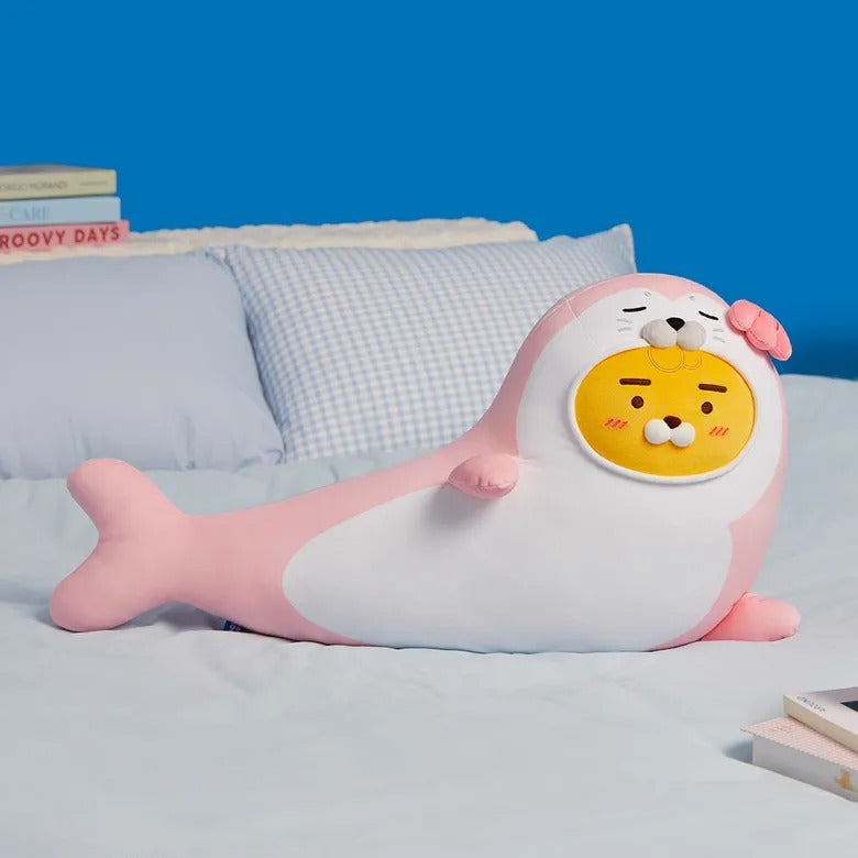 [KAKAO FRIENDS] FriendZoo Little Ryan Seal Body Pillow - 프렌ZOO 리틀라이언 물개 바디 필로우