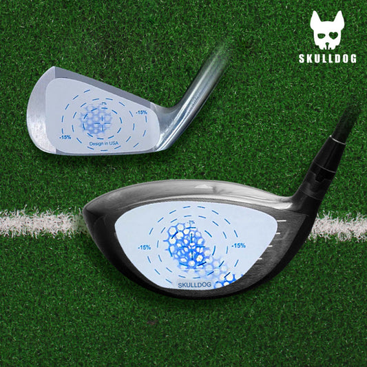 Golf Impact, Sweet Spot & Consistency Analysis Sticker 10pcs - 골프 타점 스티커 10장