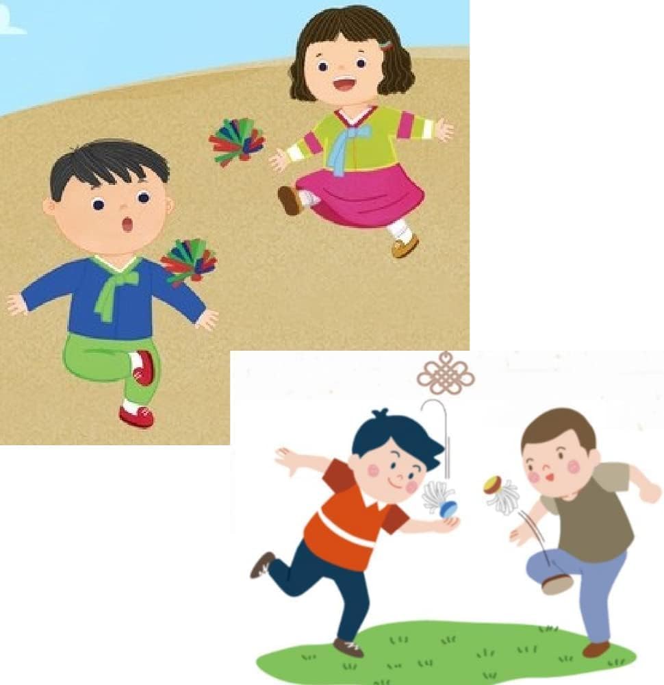 Traditional Korean Games Jegichagi (제기 차기)- Squid Game – KFRIENDSUSA