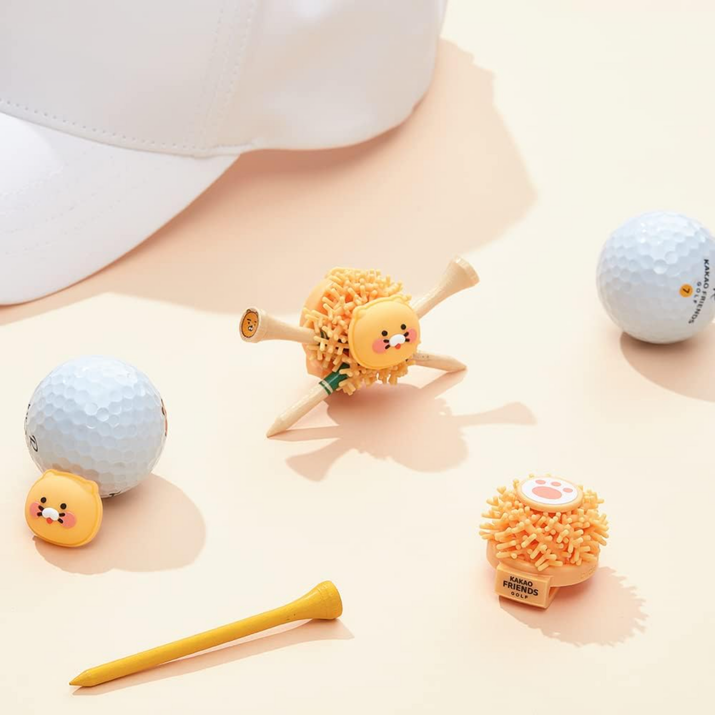 BASIC TEE HOLDER & BALL MARKER - CHOONSIK 베이직 티꽂이 & 볼마커 - 춘식이