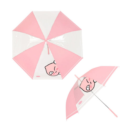 Kakao Friends: Clear Umbrella Apeach 어피치 투명 장우산