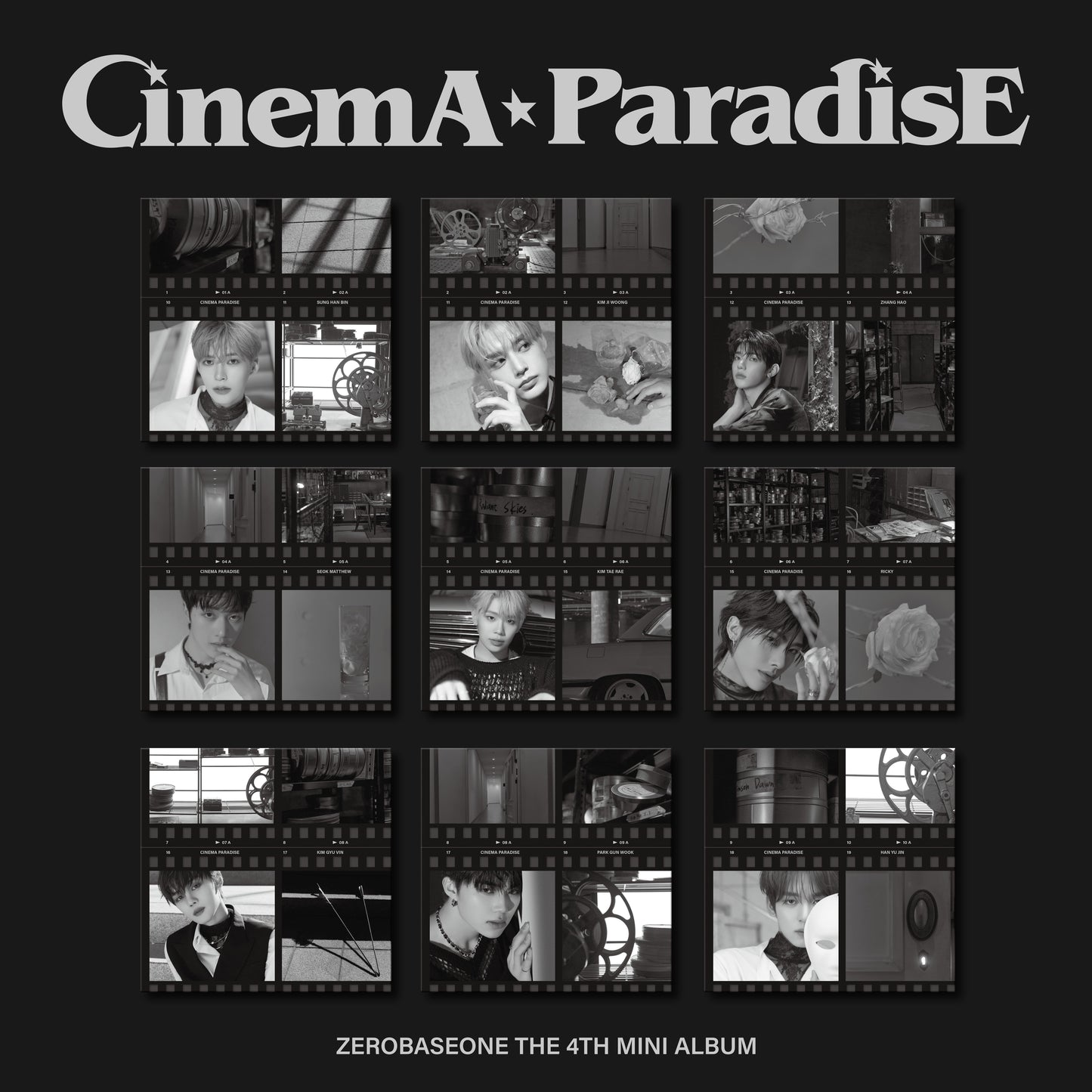 ZEROBASEONE 4th Mini Album [CINEMA PARADISE] (DIGIPACK Ver.) (Special Gift : Photocard 1 ea)