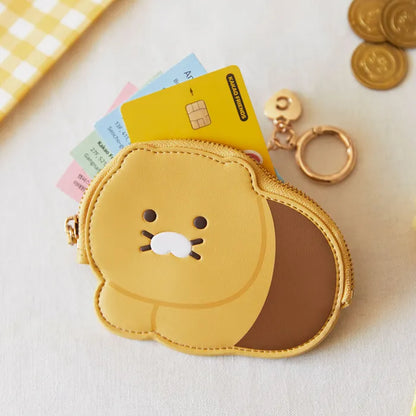 [KAKAO FRIENDS] Choonsik Card Wallet Keyring - 춘식이 카드 지갑 키링